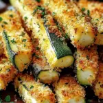 Zesty Baked Zucchini Sticks