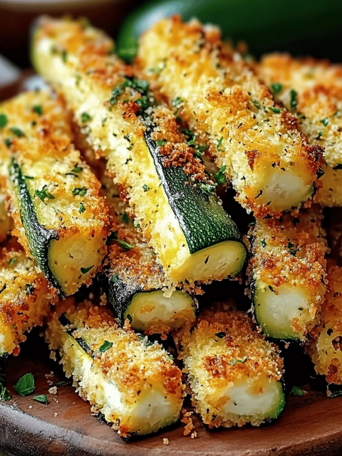 Zesty Baked Zucchini Sticks