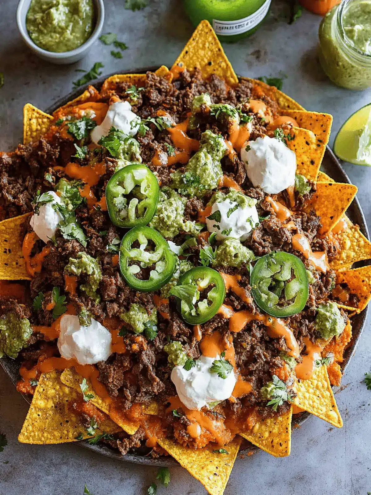 Easy Loaded Doritos Nachos with Beef