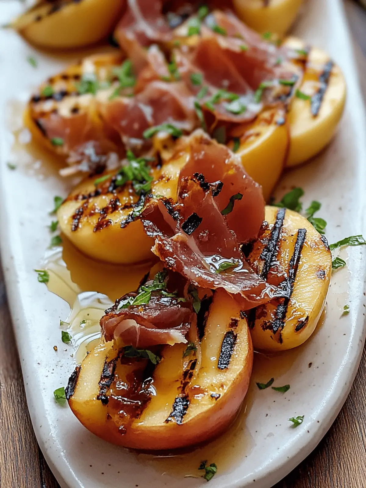 Grilled Apples with Prosciutto and Honey for a Sweet Surprise 2 Grilled Apples with Prosciutto and Honey
