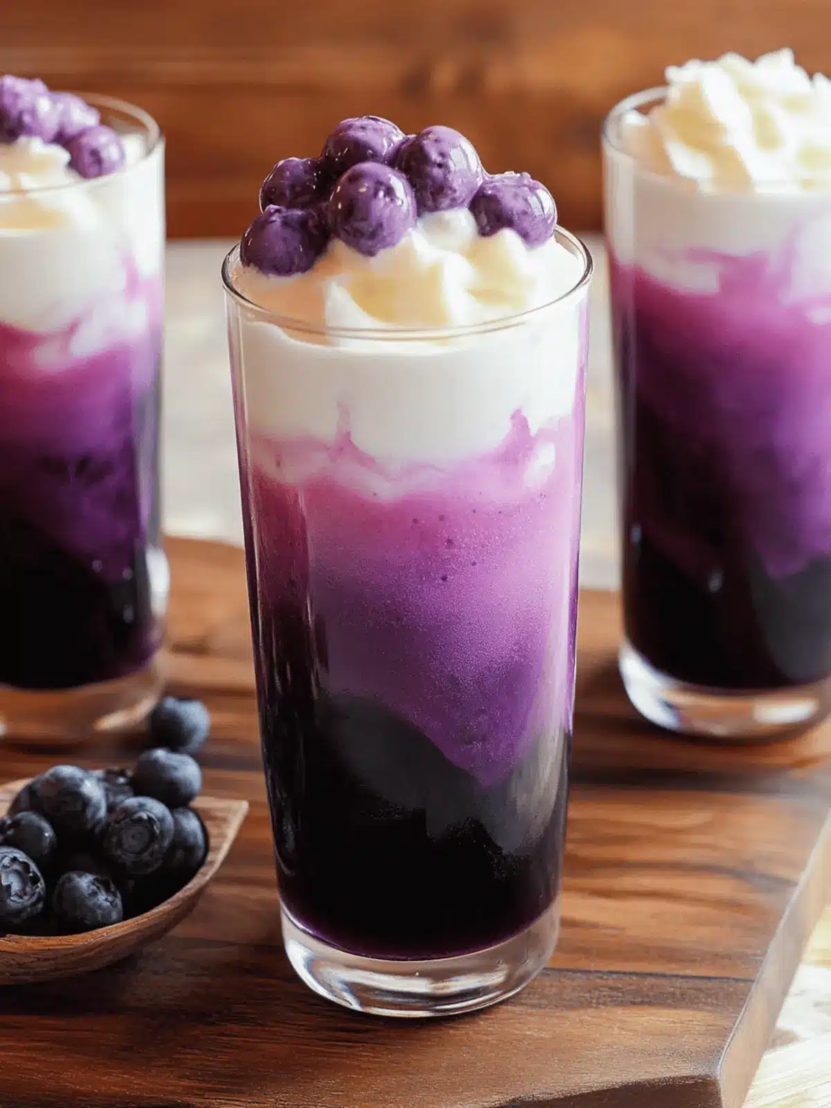 Sugar Free Blueberry Italian Cream Soda
