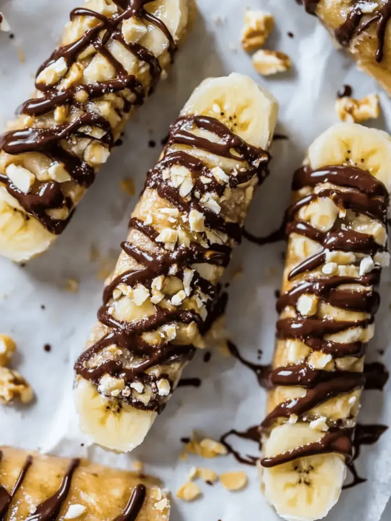 Frozen Banana Snack Bars