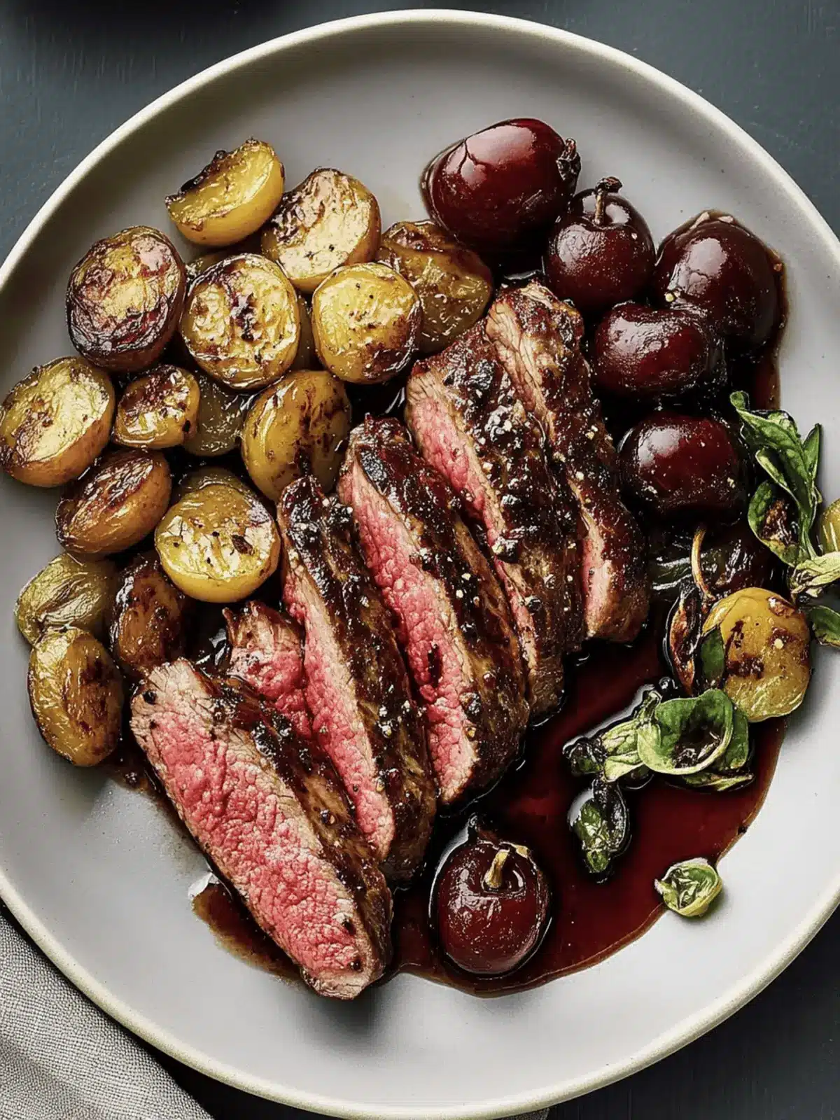 Cherry-Balsamic Sirloin