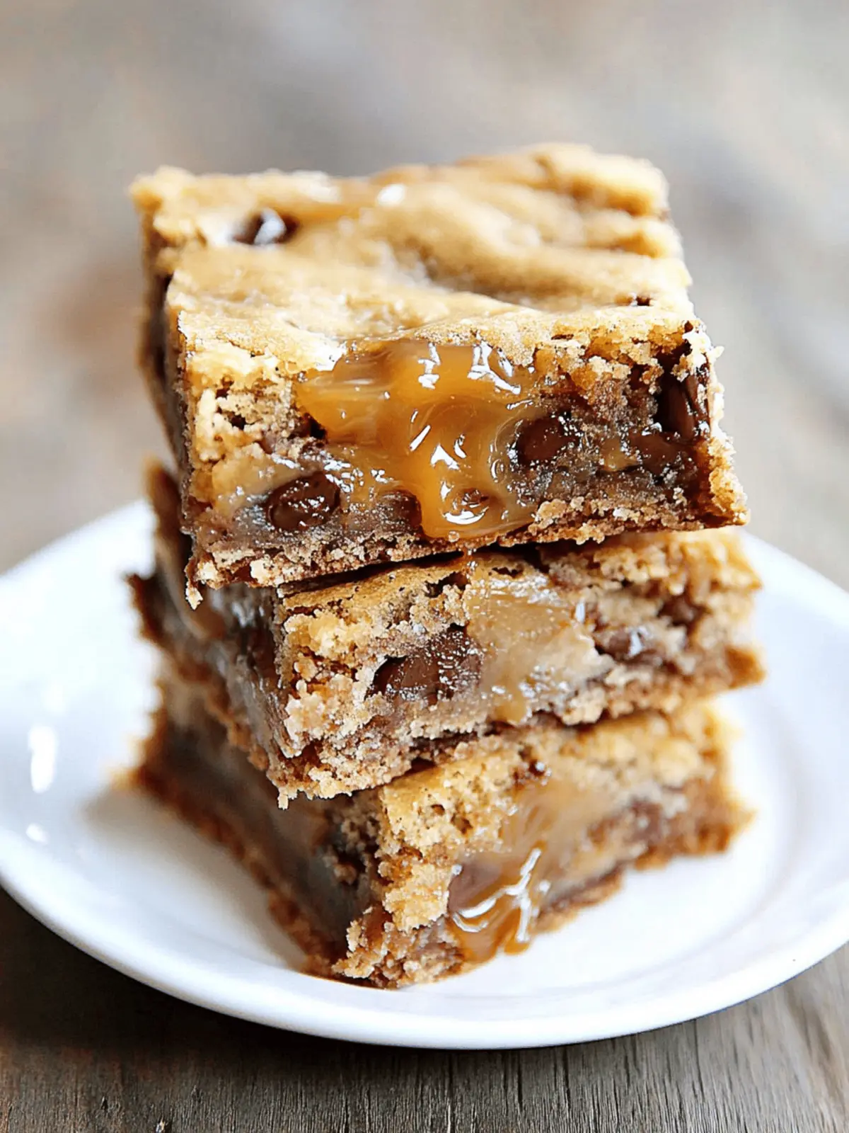 Gooey Salted Caramel Chocolate Chip Cookie Bars You Can't Resist 4 Gooey Salted Caramel Chocolate Chip Cookie Bars