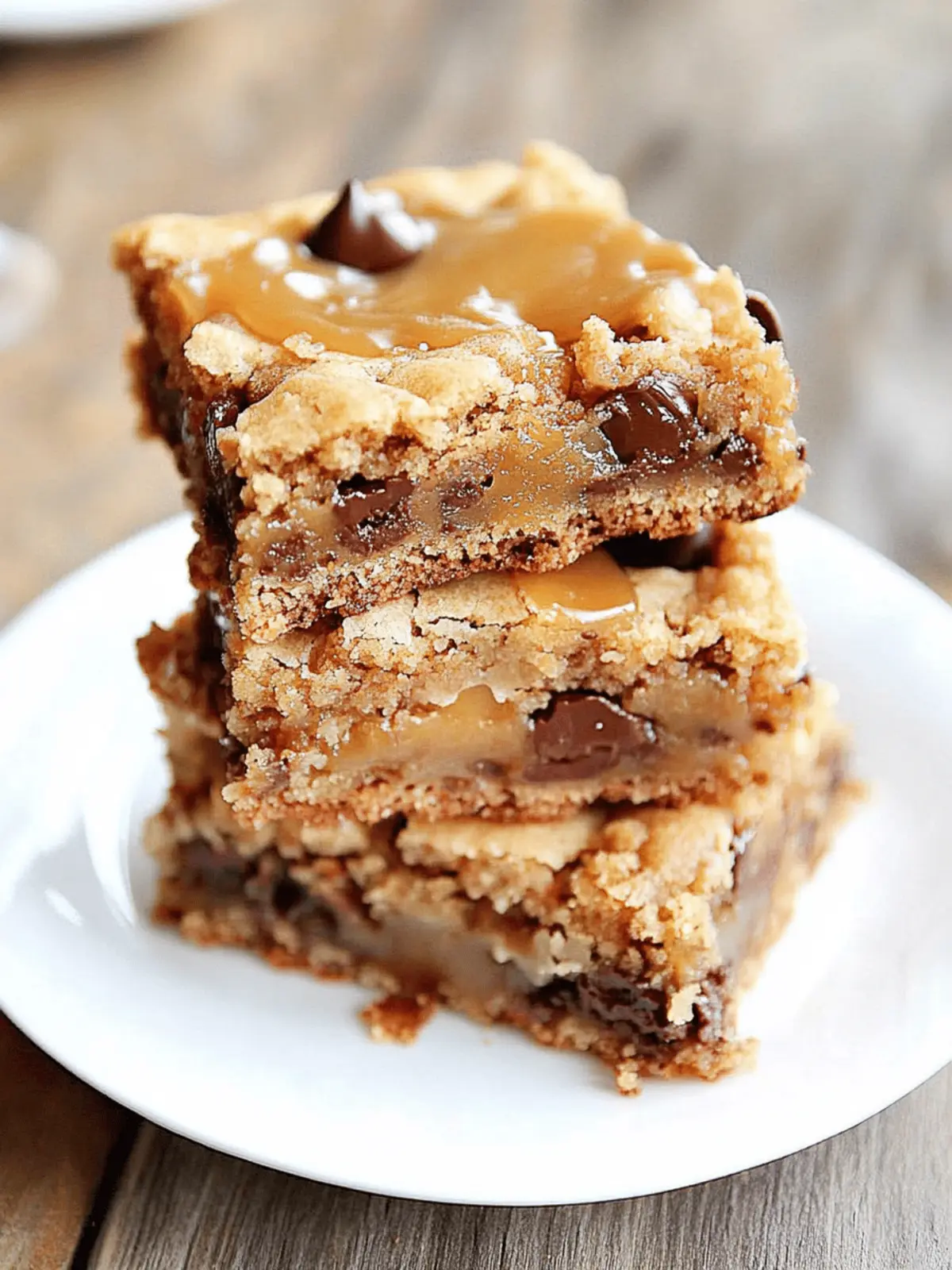 Gooey Salted Caramel Chocolate Chip Cookie Bars You Can't Resist 2 Gooey Salted Caramel Chocolate Chip Cookie Bars