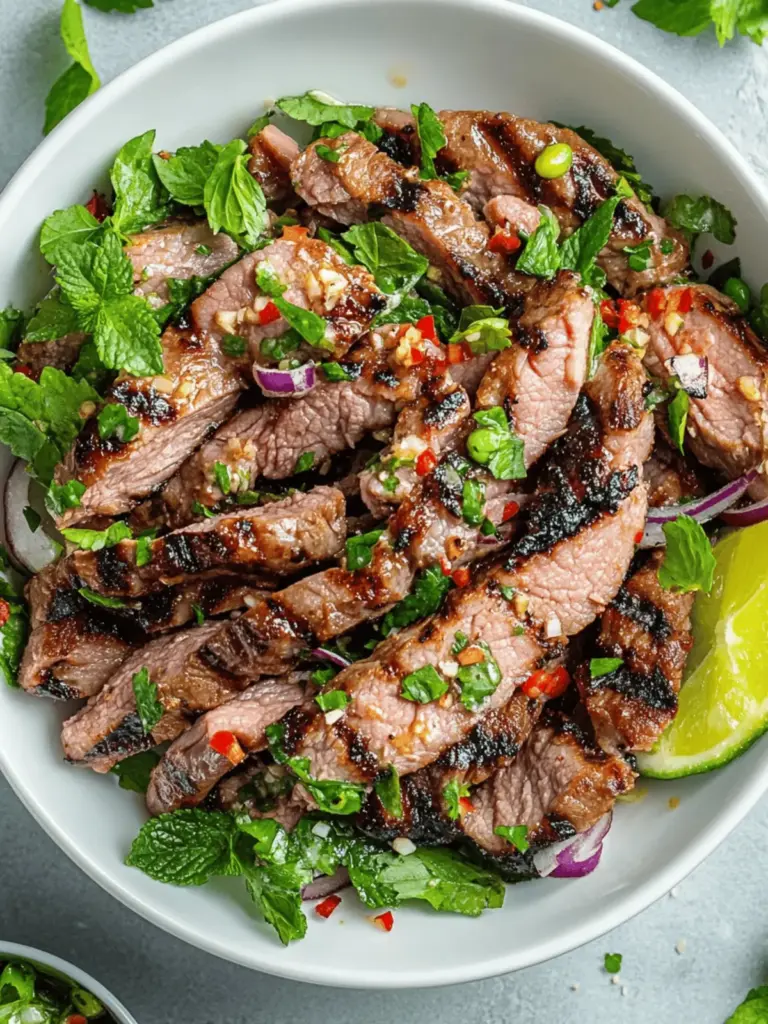 Grilled Thai Pork Salad