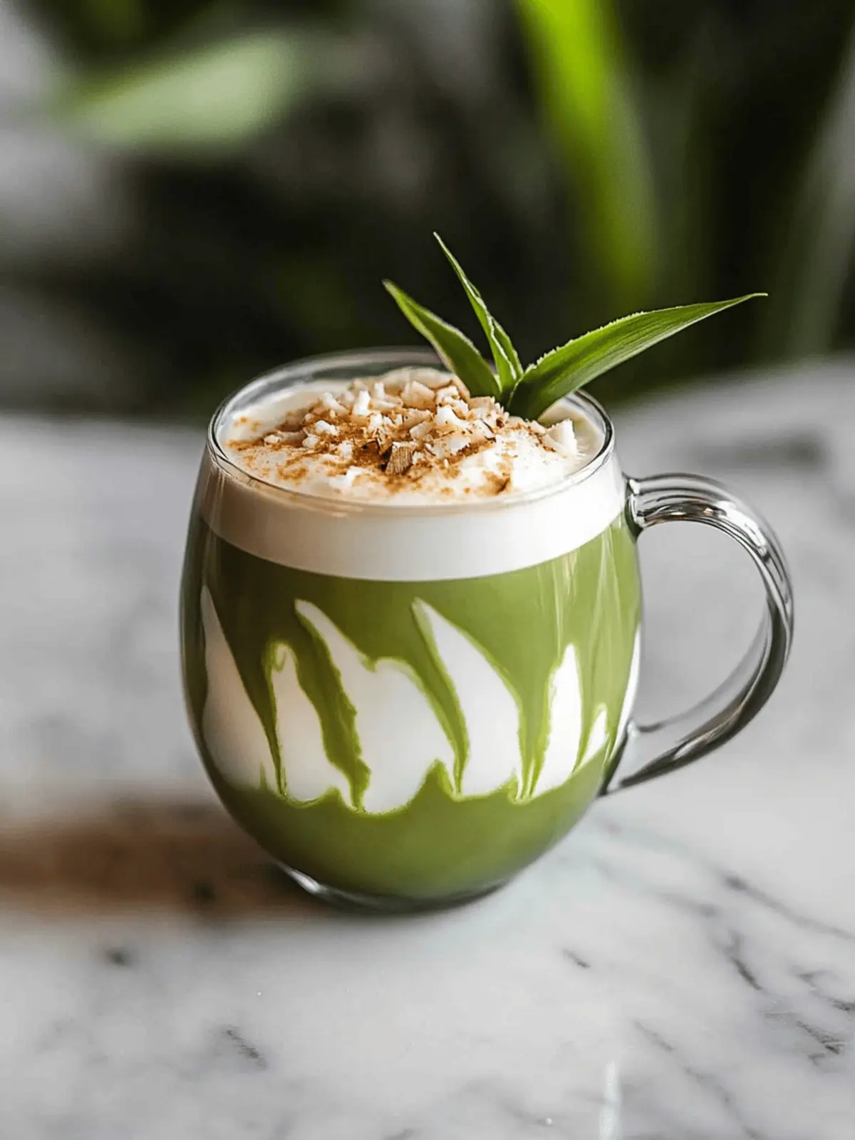 5-Min Matcha Coconut Latte