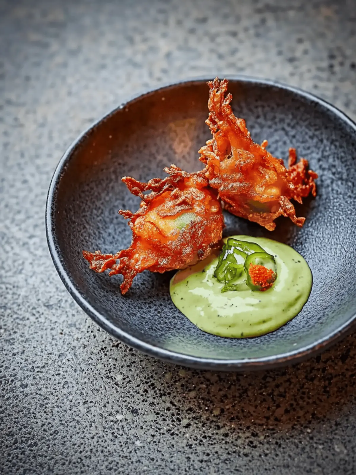 Kimchi Fritters With Sprunion Top Mayo