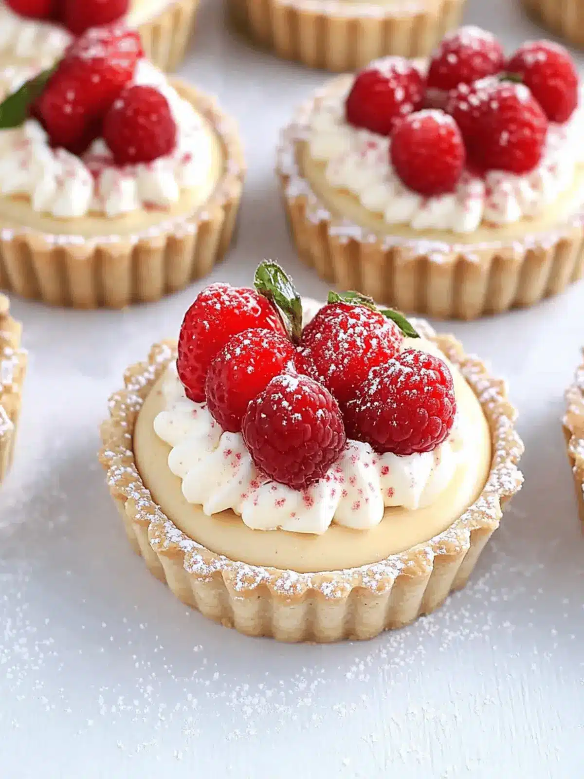 White Chocolate Mousse Tart