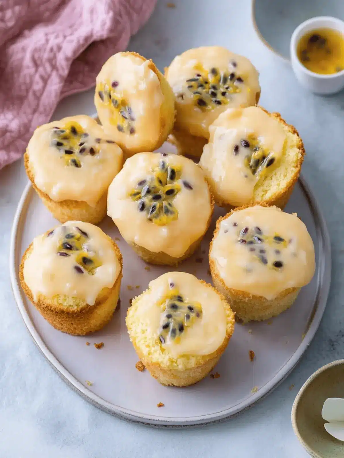 Passionfruit Pound Cake Muffins That Brighten Your Day 4 Passionfruit Pound Cake Muffins