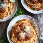Spaghetti & Meatballs with Spicy Tomato Sauce