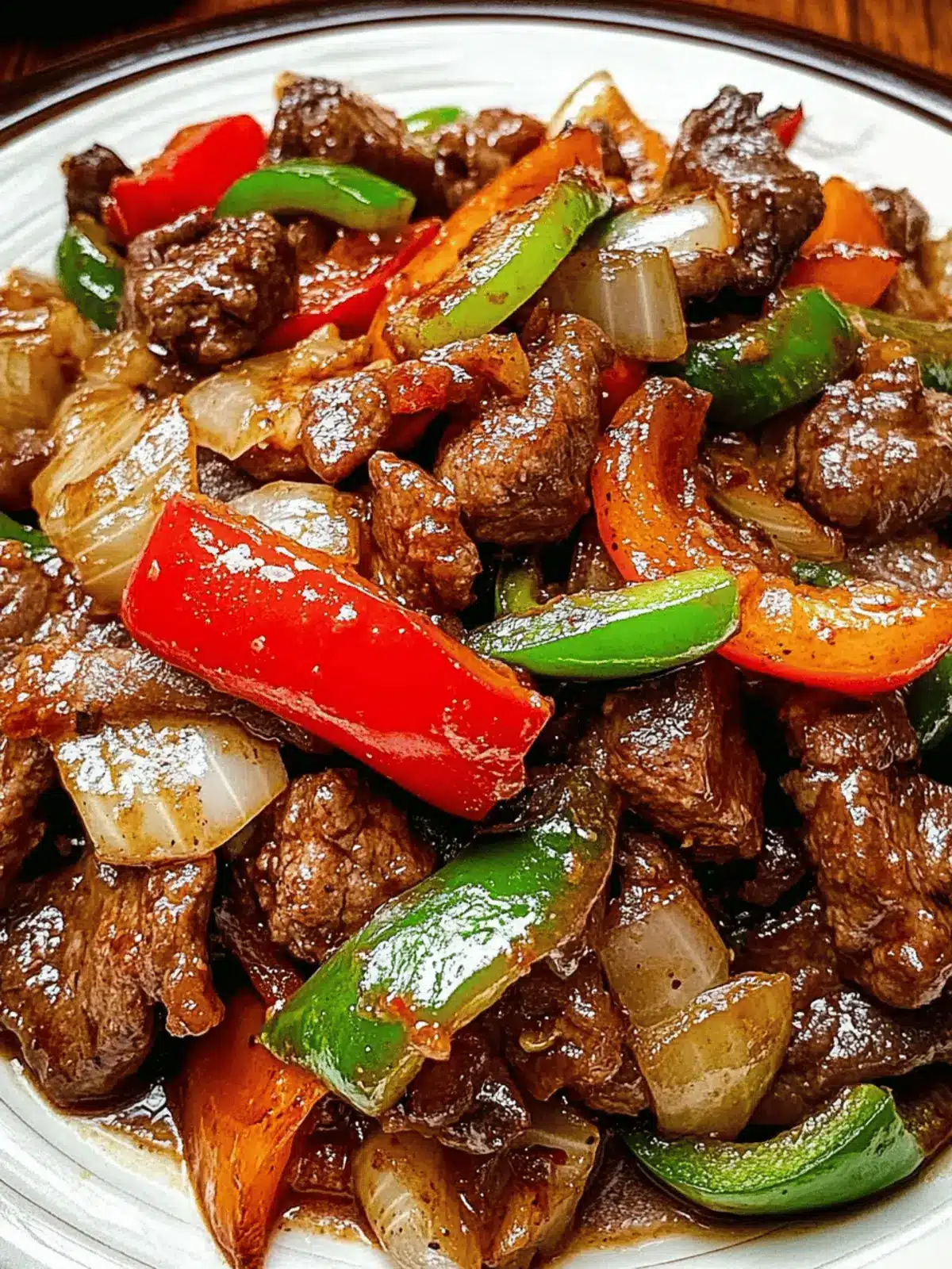 Irresistible Pepper Steak with Bell Peppers and Onion Delight 3 Pepper Steak with Bell Peppers and Onion
