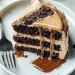 Salted Caramel Chocolate Espresso Cake