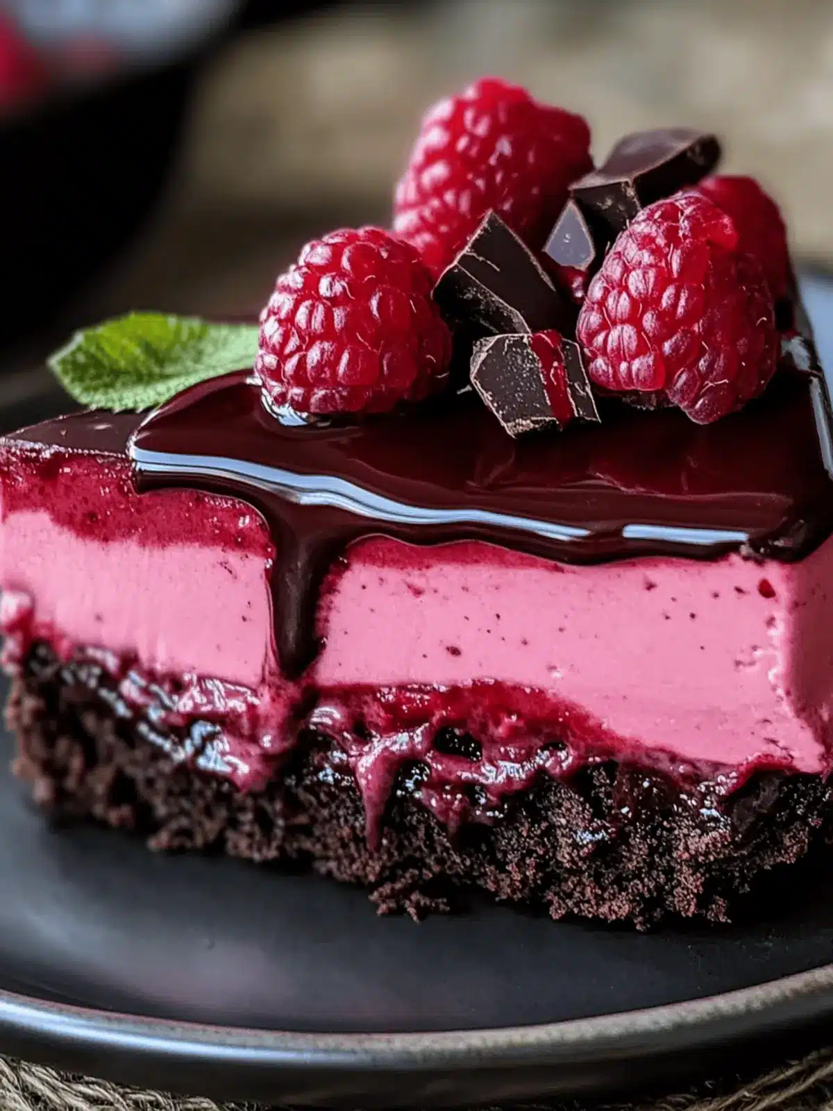 Decadent Dark Chocolate Raspberry Cheesecake to Wow Your Guests 2 Dark Chocolate Raspberry Cheesecake