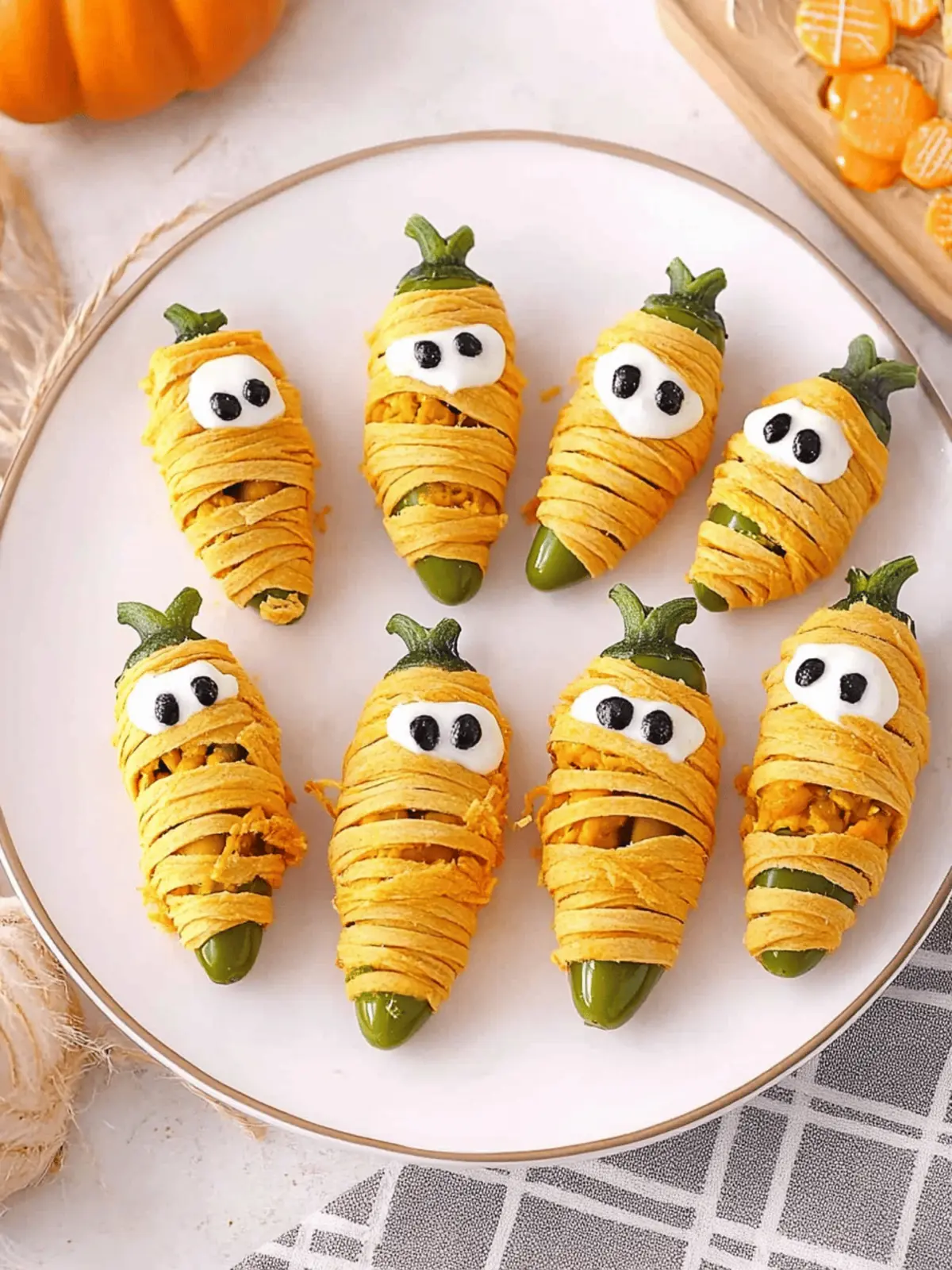 Jalapeño Popper Mummies (Halloween Appetizer)
