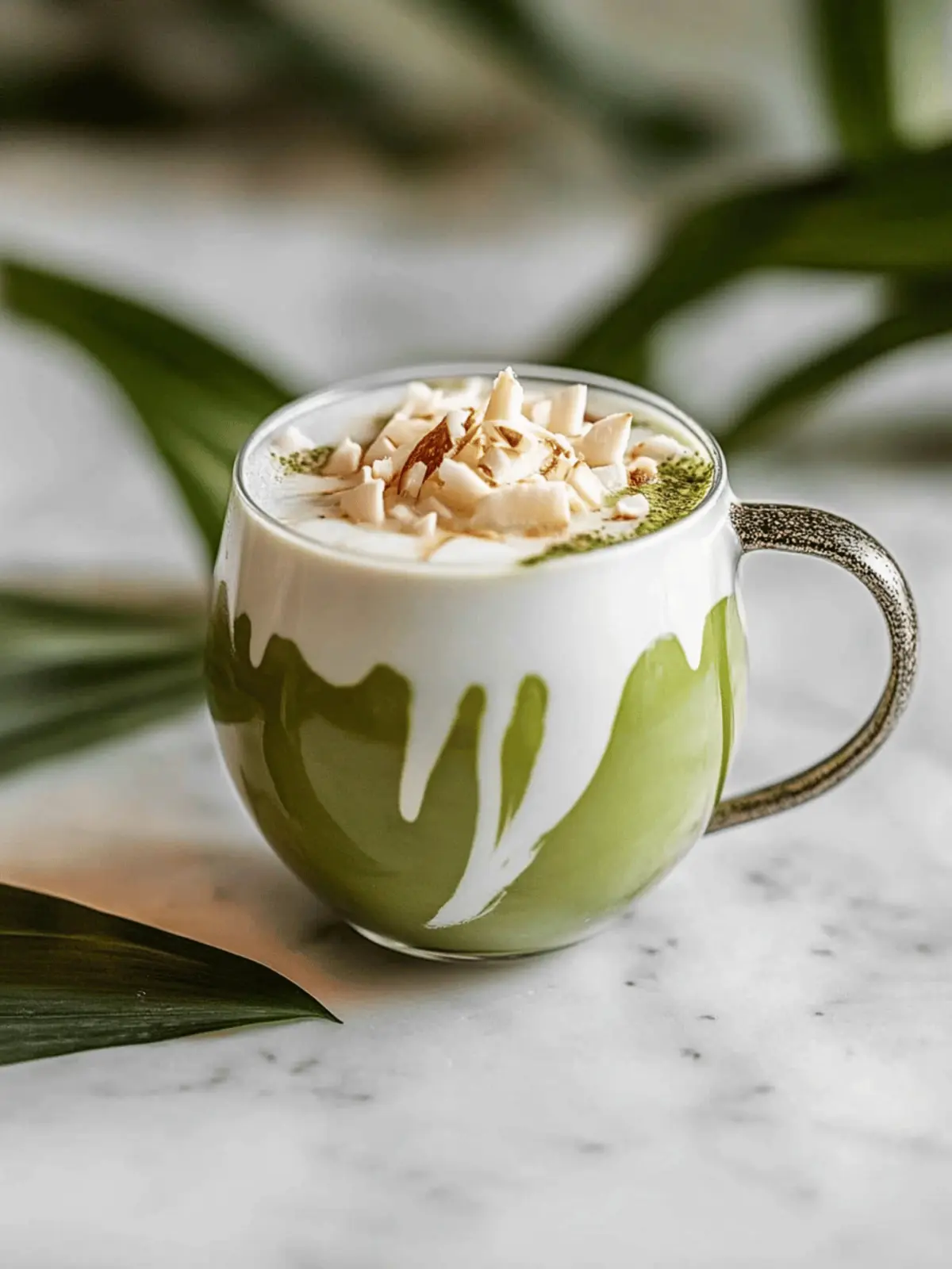 5-Min Matcha Coconut Latte