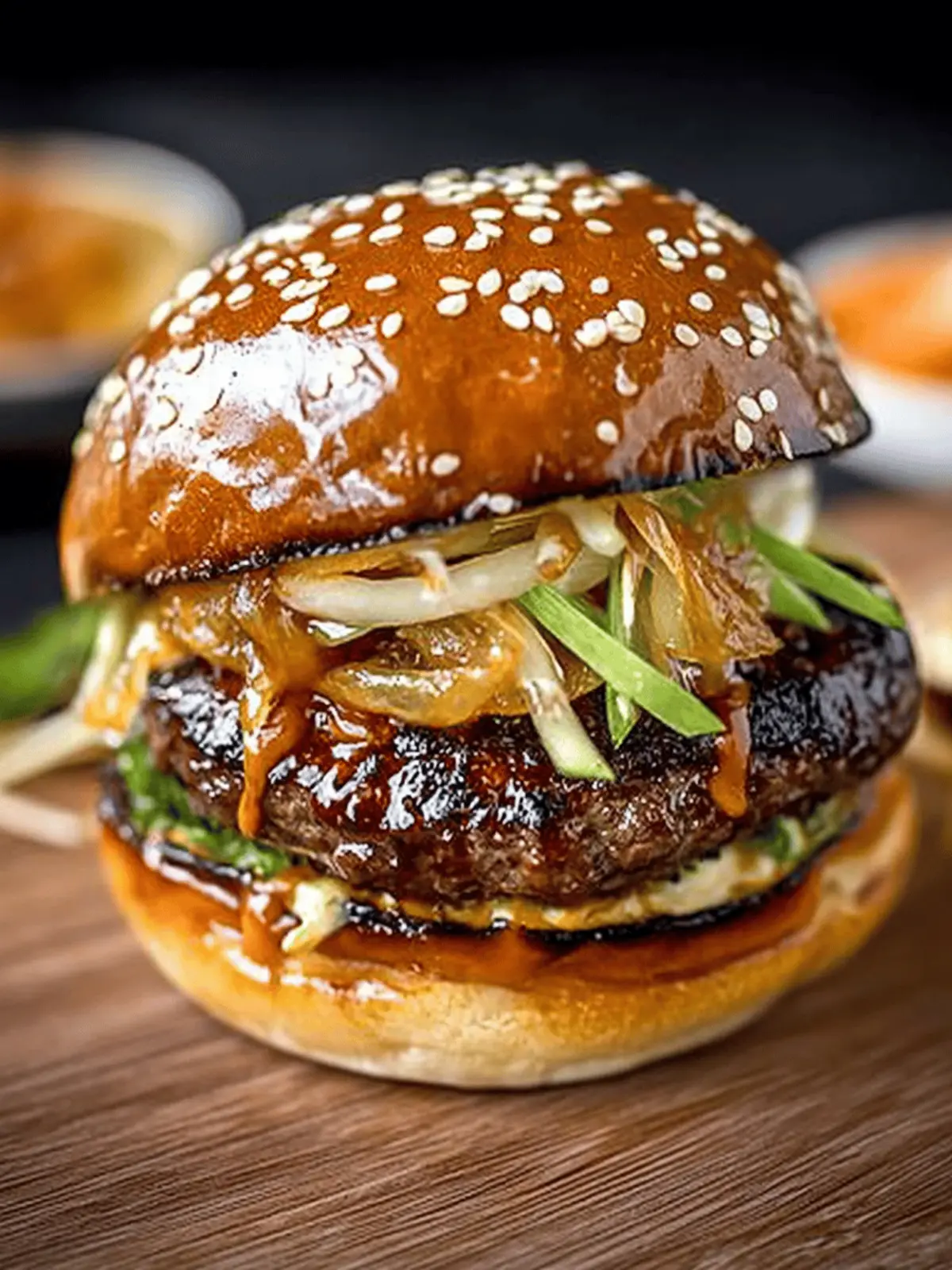Korean BBQ Burger with Kimchi Slaw for a Flavor Explosion 2 Korean BBQ Burger