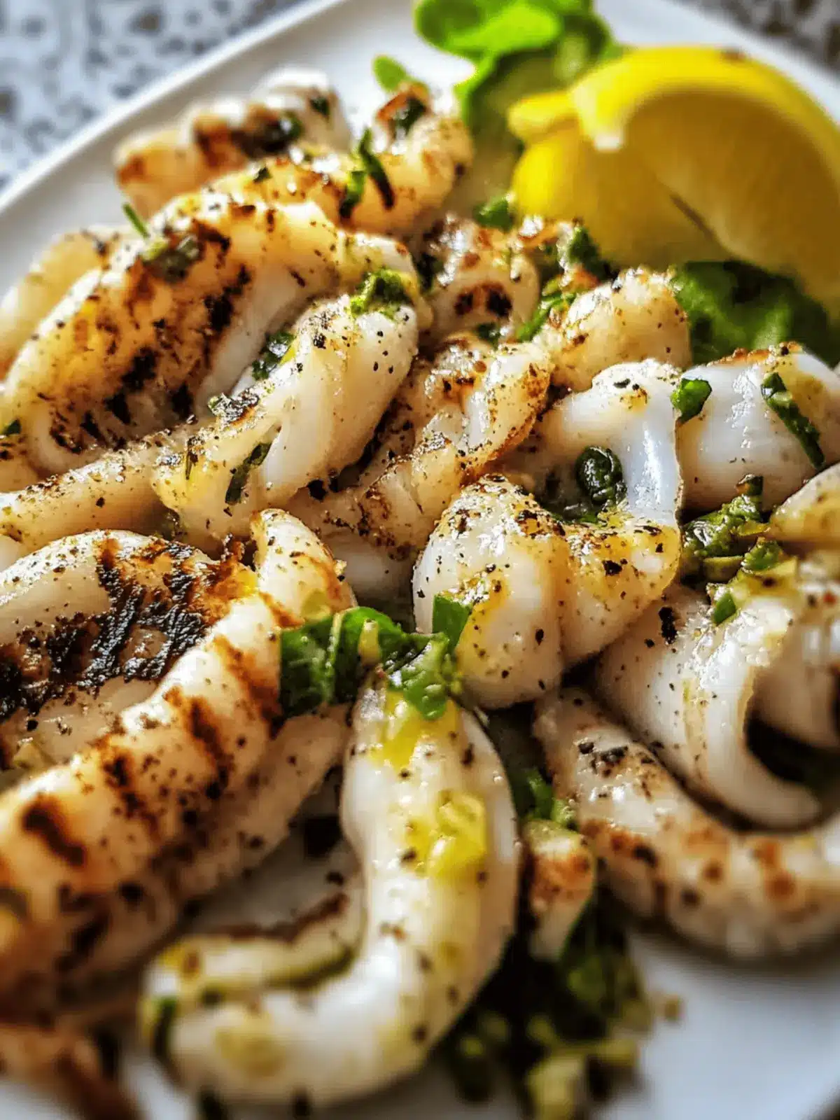 Grilled Calamari: Easy, Flavorful Perfection for Seafood Lovers 2 Grilled Calamari