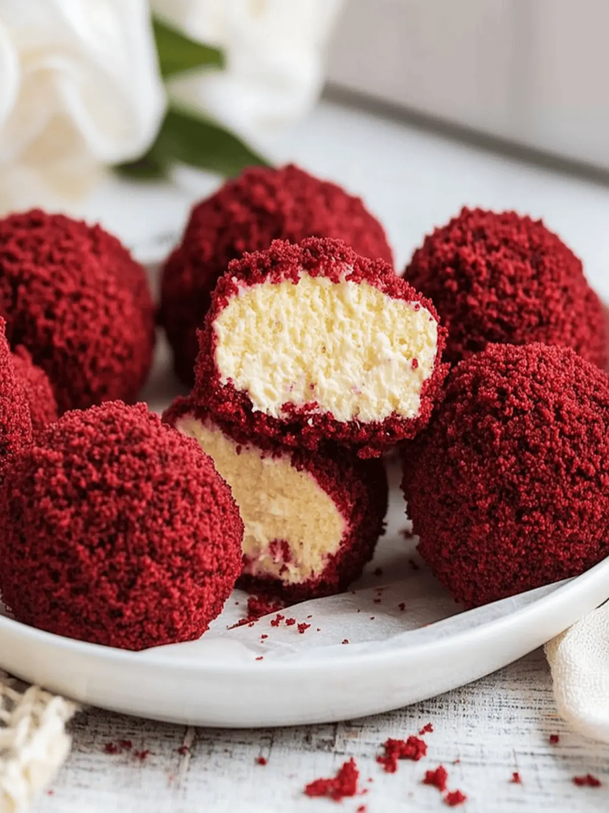 Red Velvet Cheesecake Bites