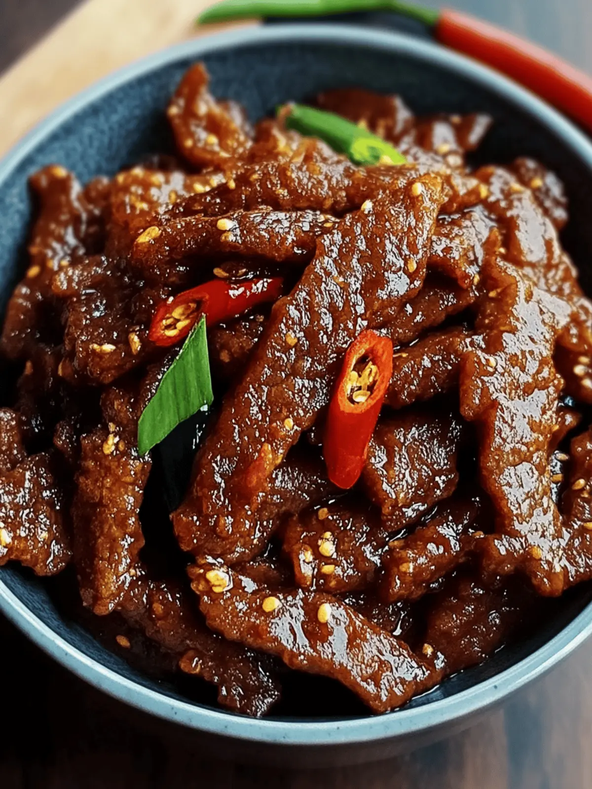 Crispy Chilli Beef