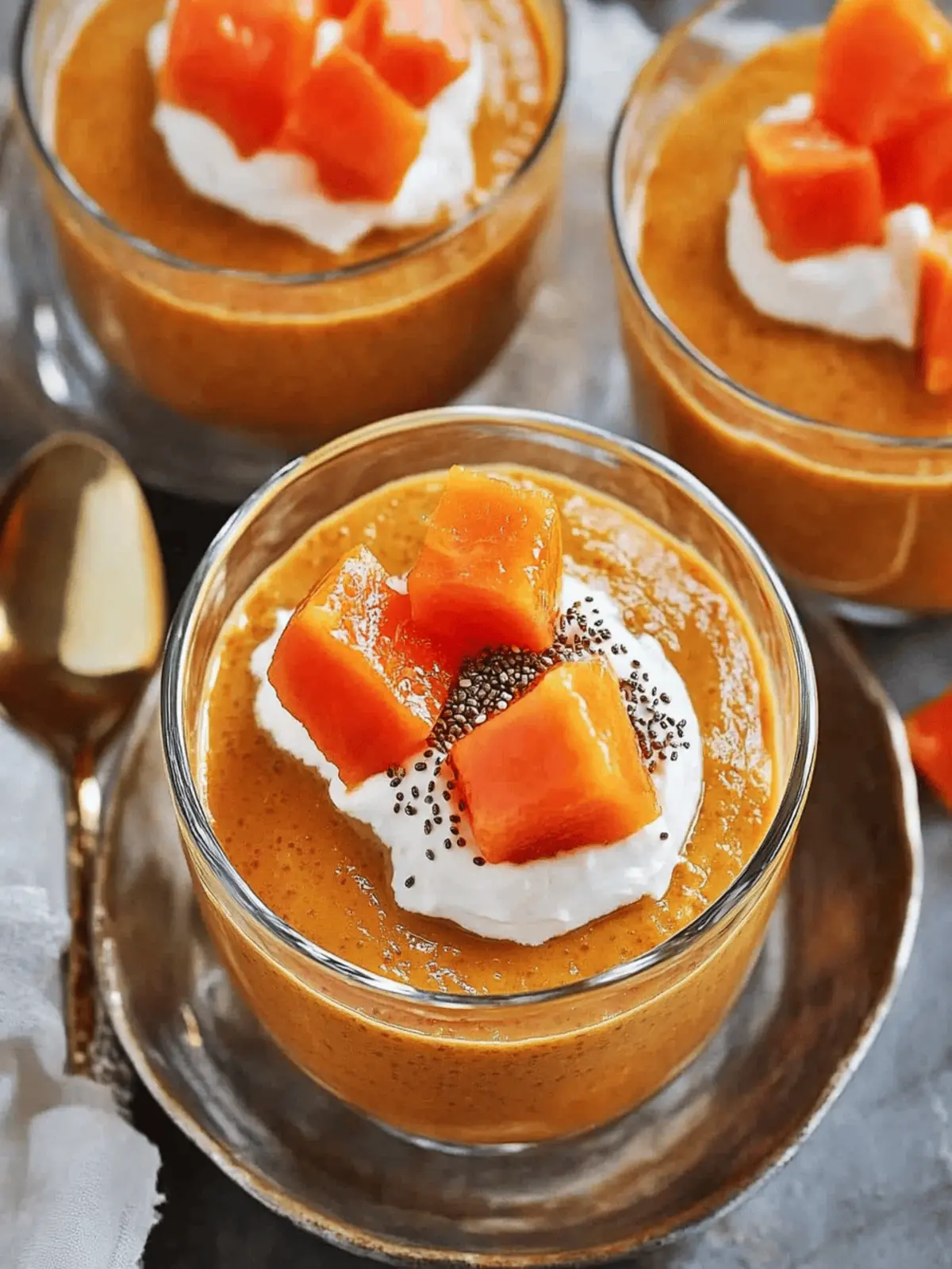 Papaya Chia Pudding