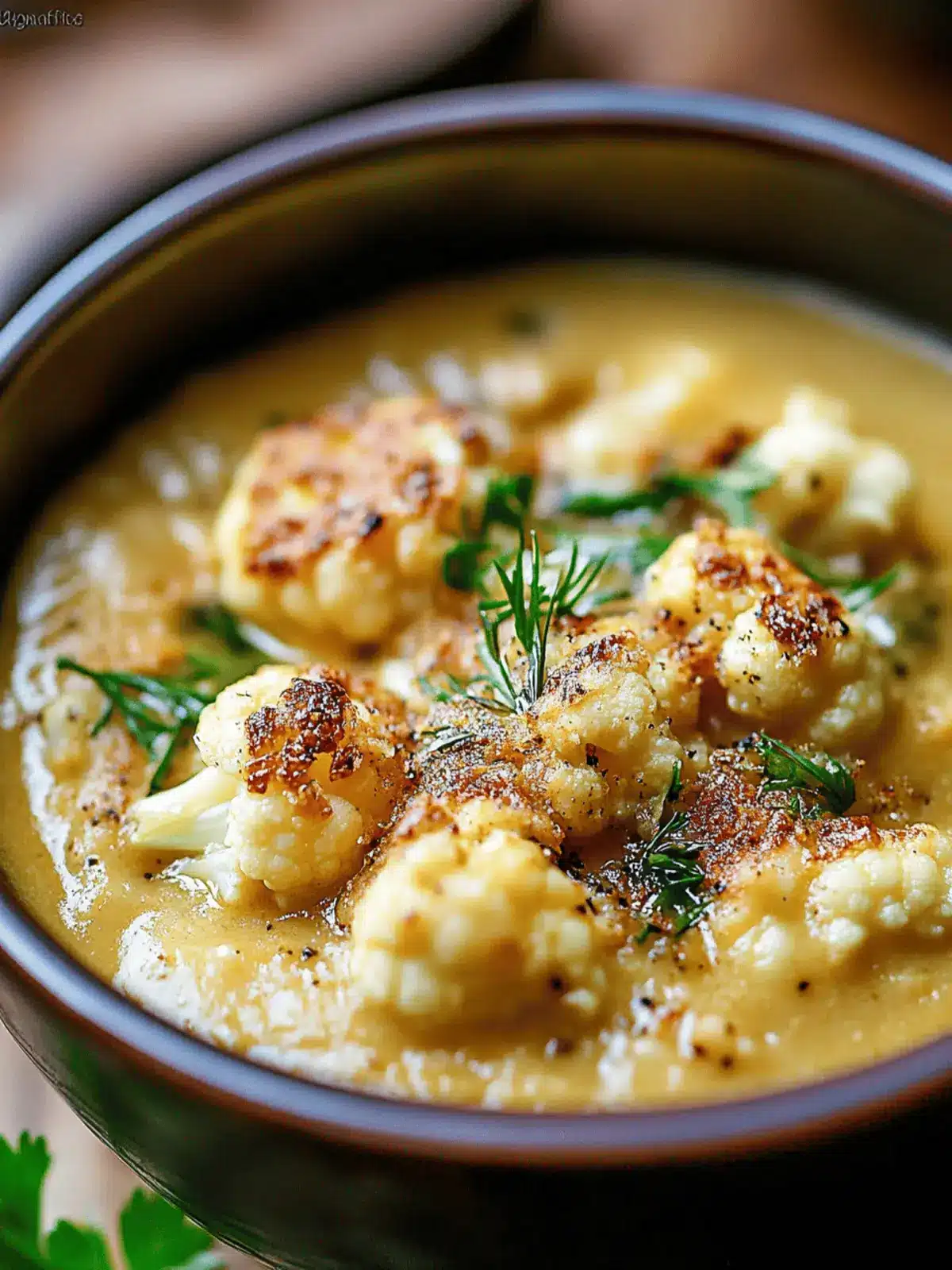 Creamy Roasted Cauliflower Soup for Cozy Nights In 2 Roasted Cauliflower Soup