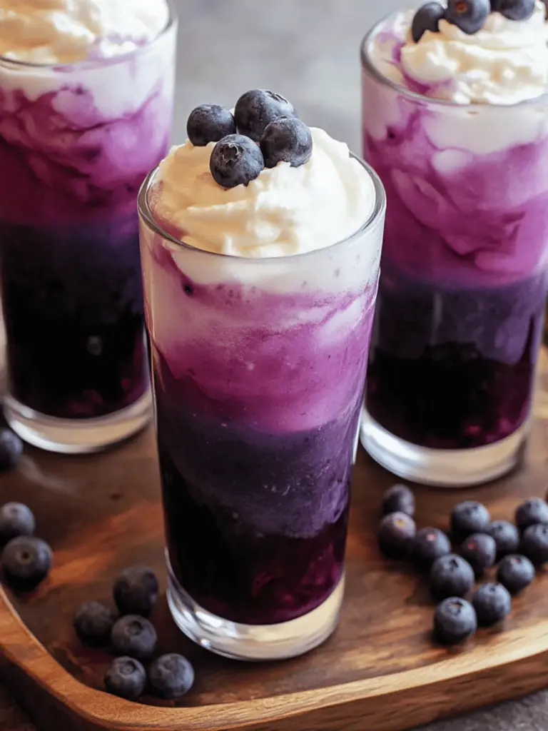 Sugar Free Blueberry Italian Cream Soda