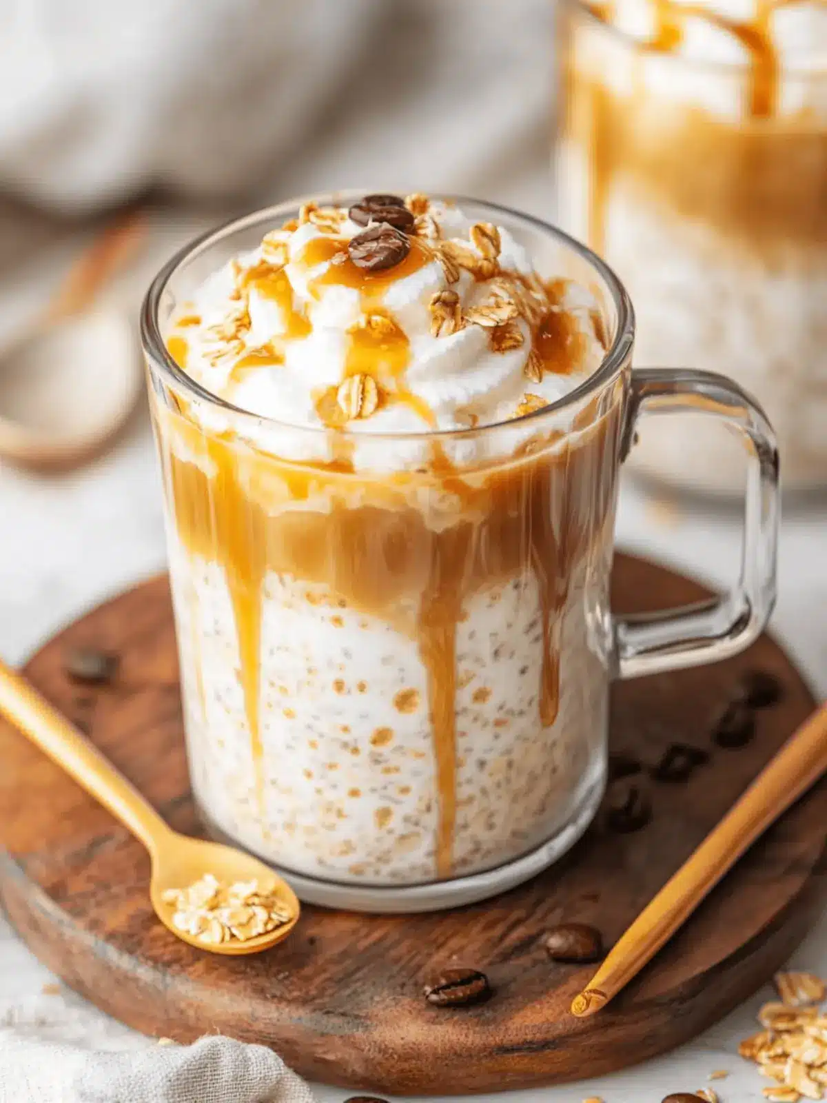 Caramel Macchiato Protein Overnight Oats