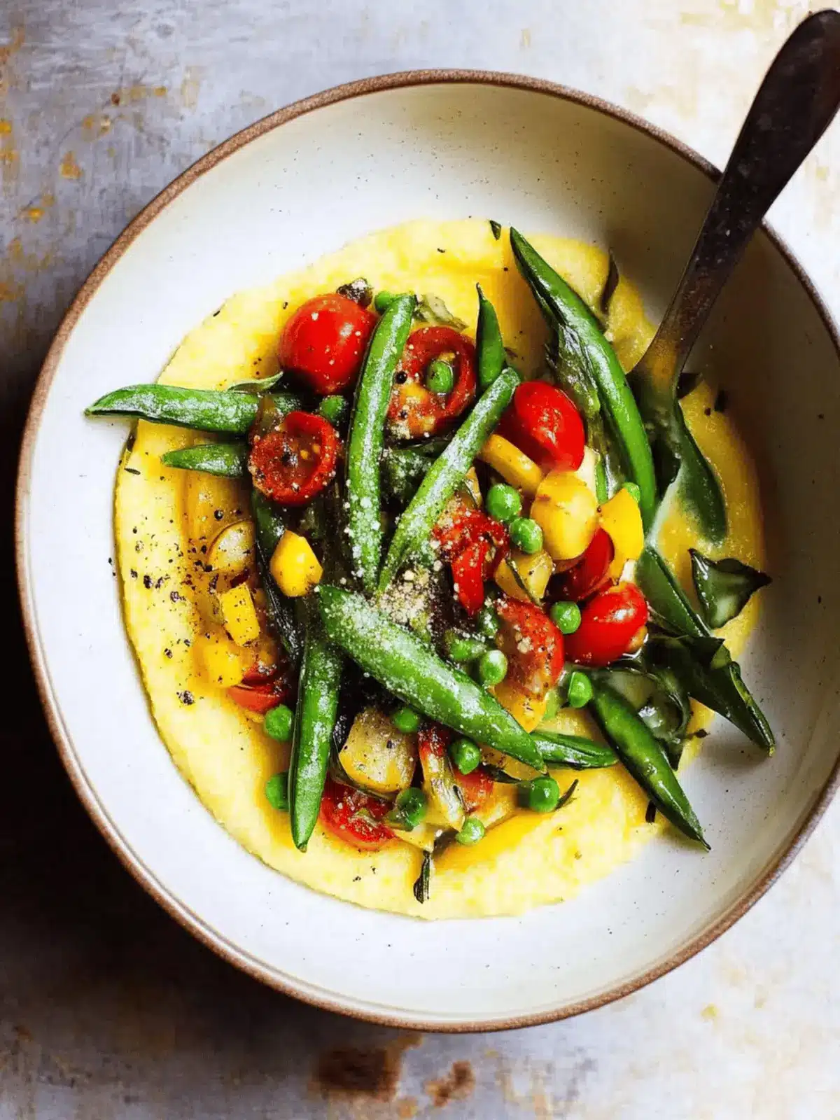 Fresh Summer Polenta with Sautéed Farmers Market Veggies 4 Summer Polenta with Sautéed Farmers Market Vegetables