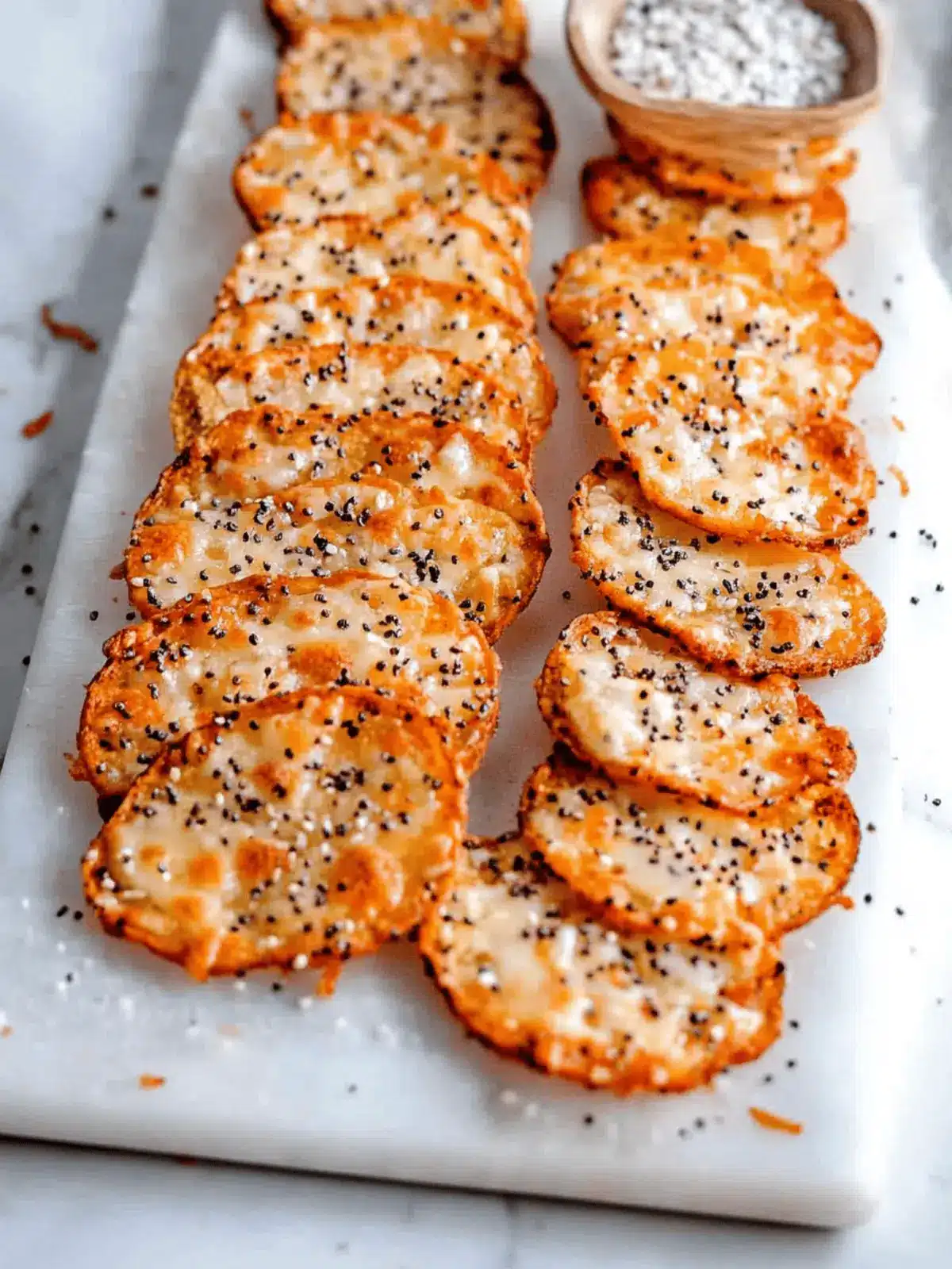 Keto Everything Bagel Cheese Chips for Irresistible Snacking 4 Keto Everything Bagel Cheese Chips