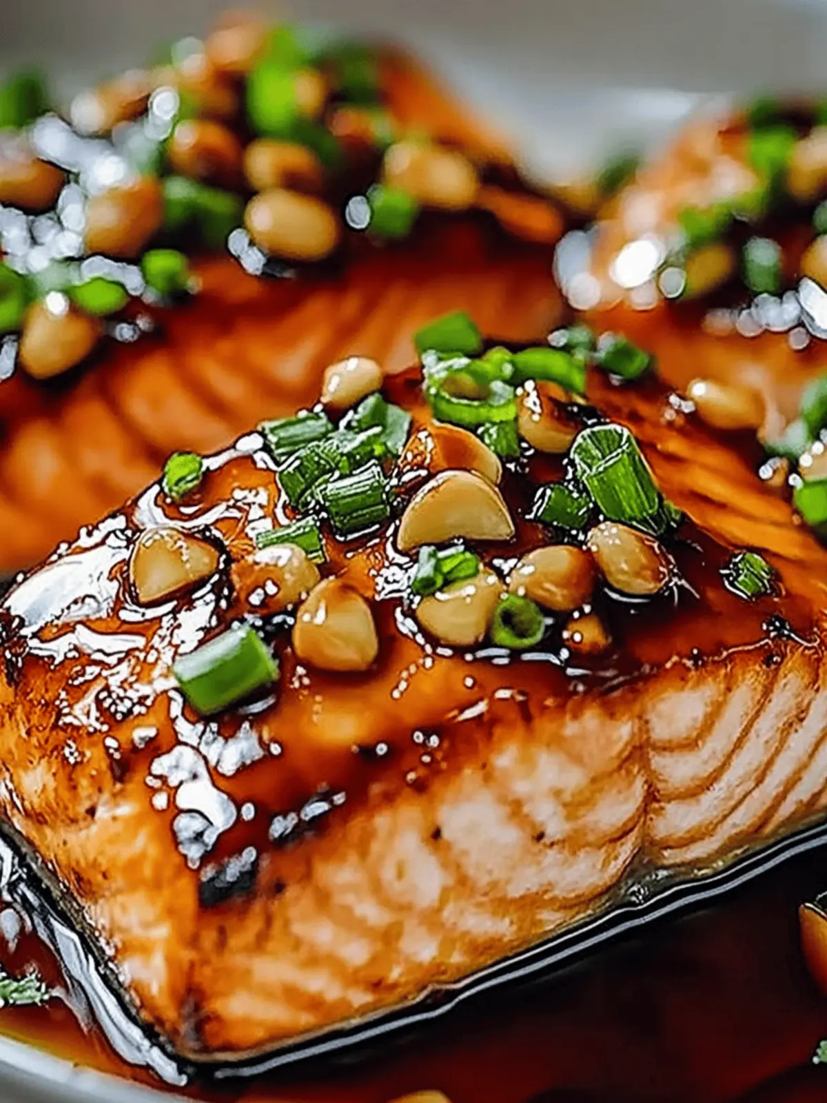 Easy Crispy Honey Garlic Glazed Salmon