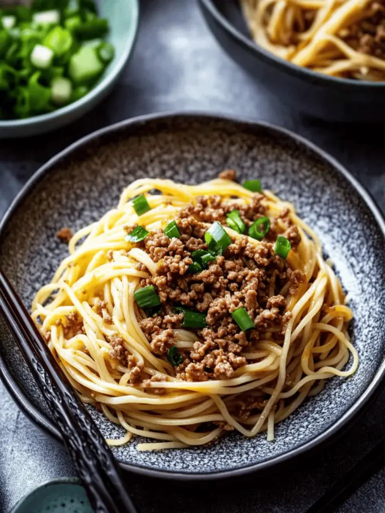 Asian Ground Beef Noodles