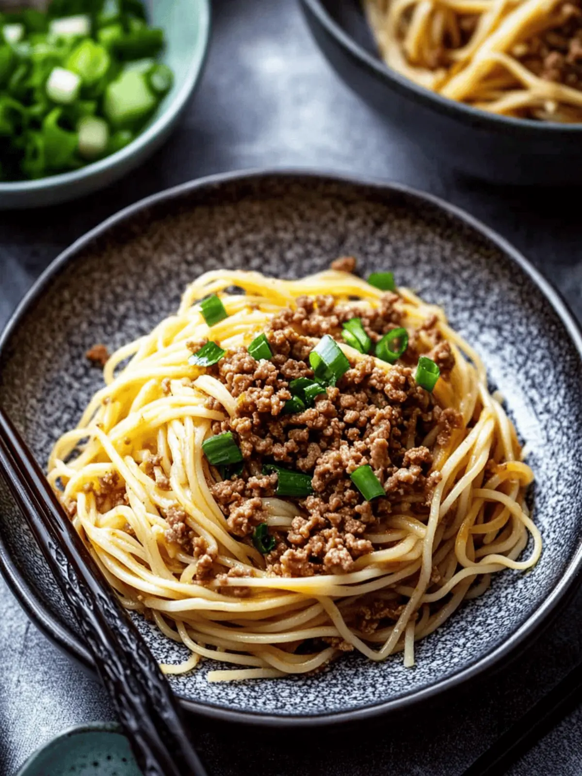 Asian Ground Beef Noodles