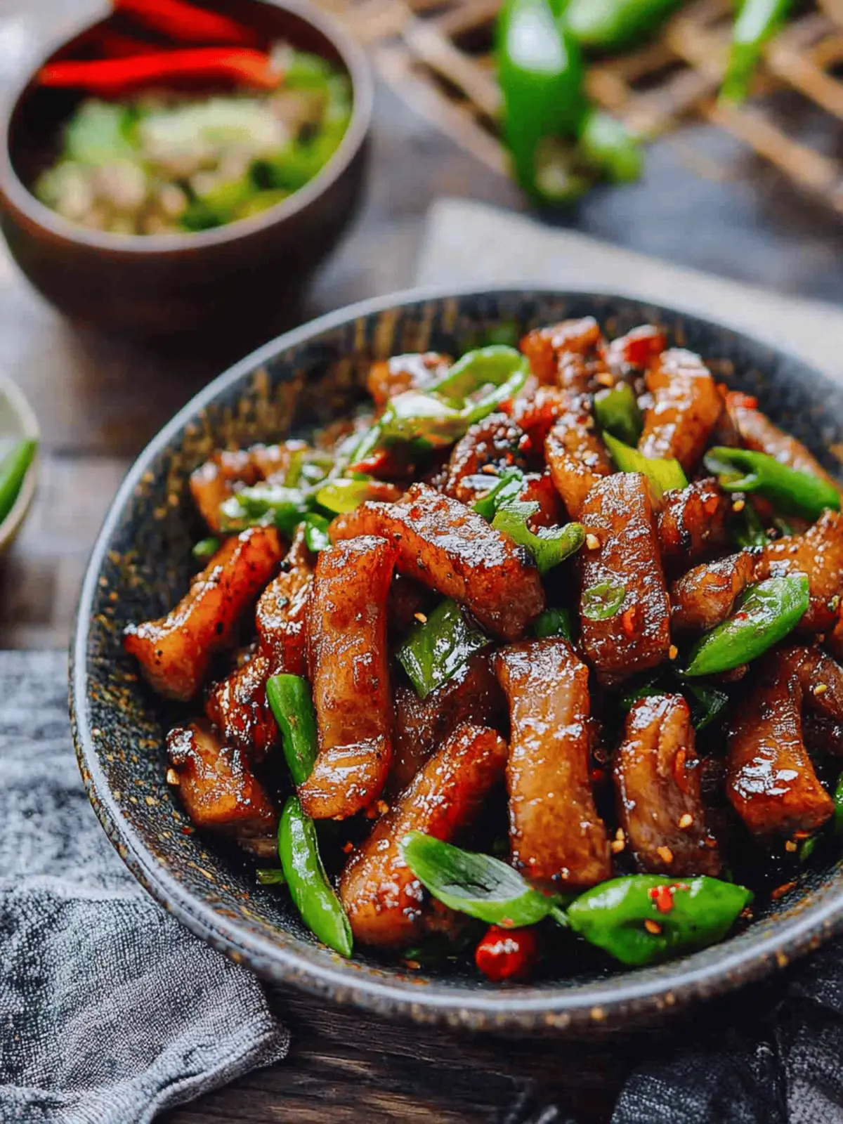 Sichuan Three Pepper Pork Belly Stir-fry