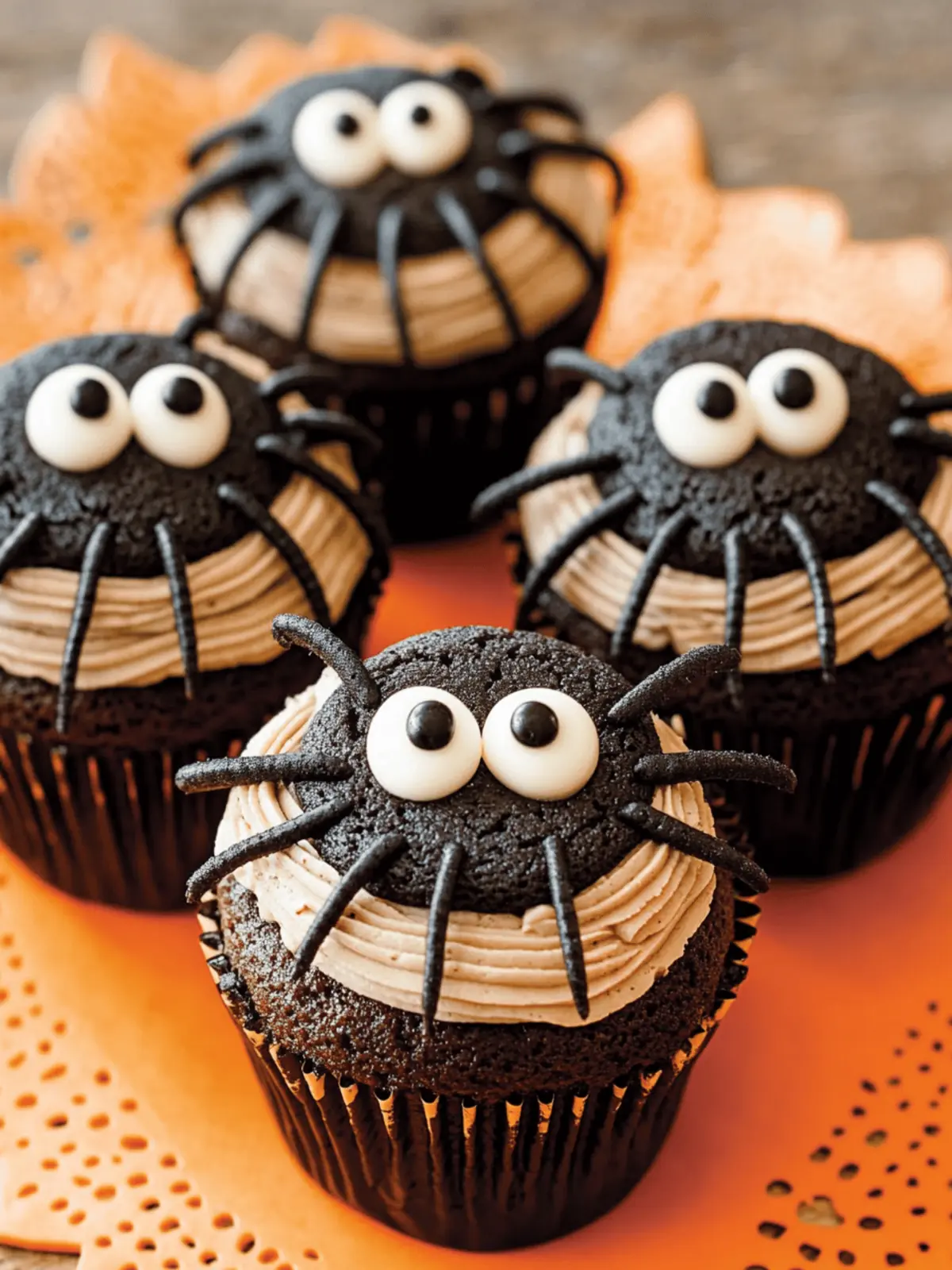 Cookies & Scream Spider Cupcakes