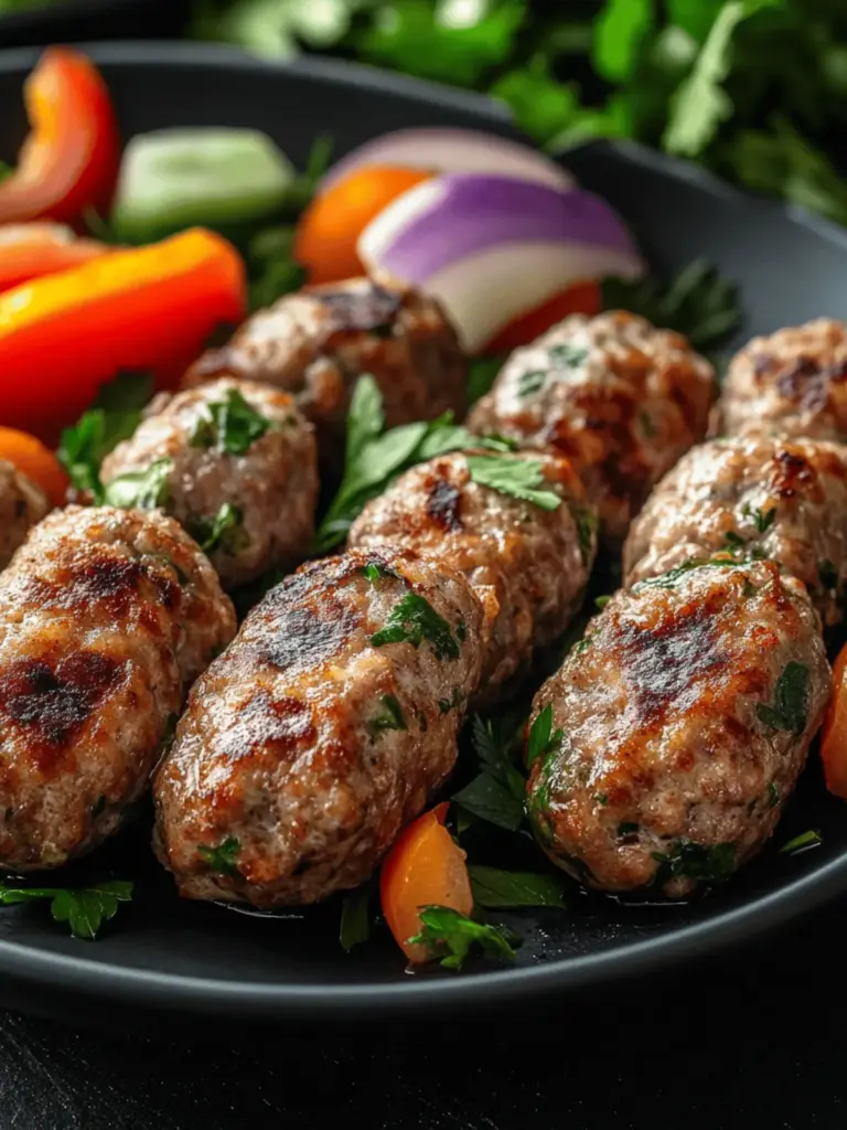 Middle Eastern Kofta Kebabs