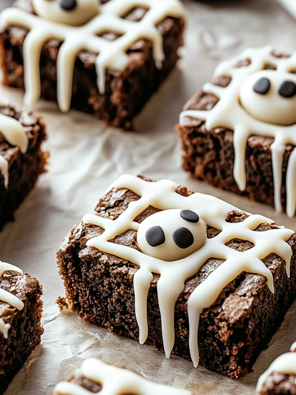 Spooky Mummy Brownies