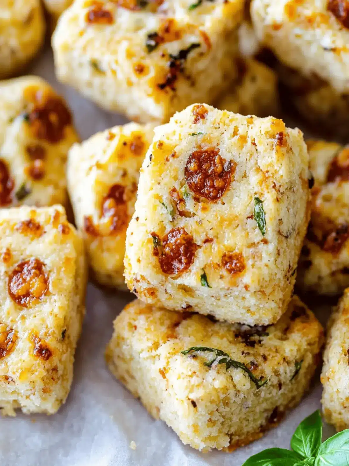 Shortbread Pizza Bites