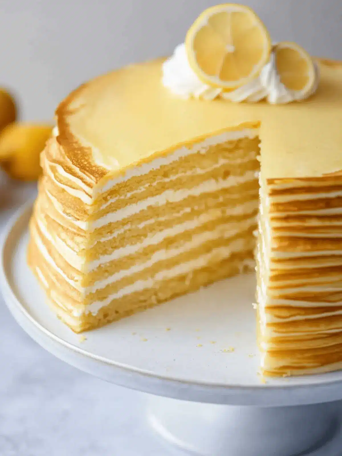 Lemon Crepe Cake