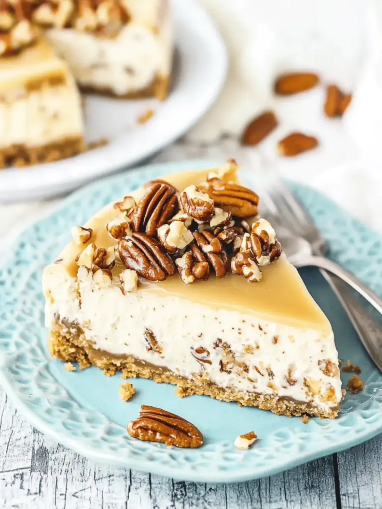 Pecan Praline Cheesecake