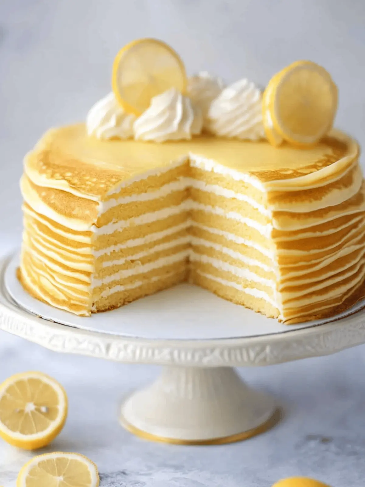 Lemon Crepe Cake