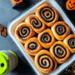 Spooky Cinnamon Rolls