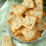 Parmesan Rosemary Crackers