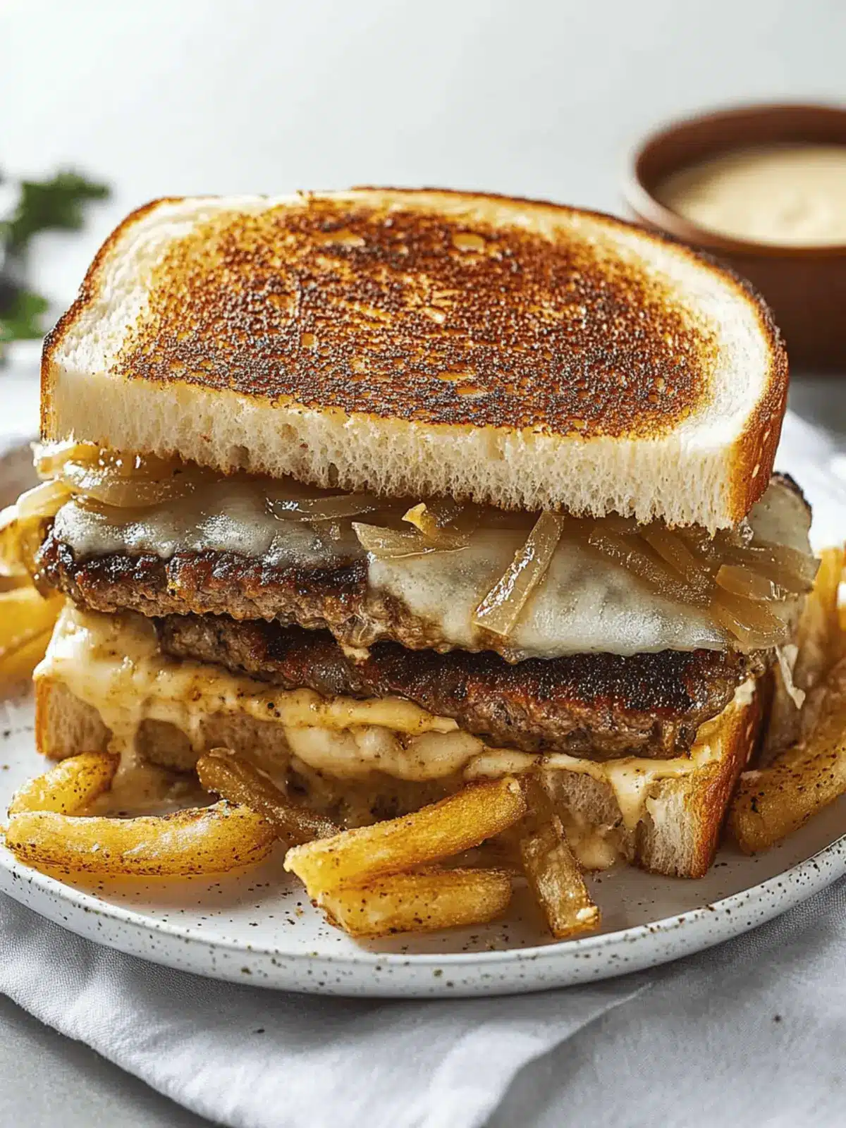 Irresistible French Onion Patty Melt for Comfort Food Lovers 4 French Onion Patty Melt