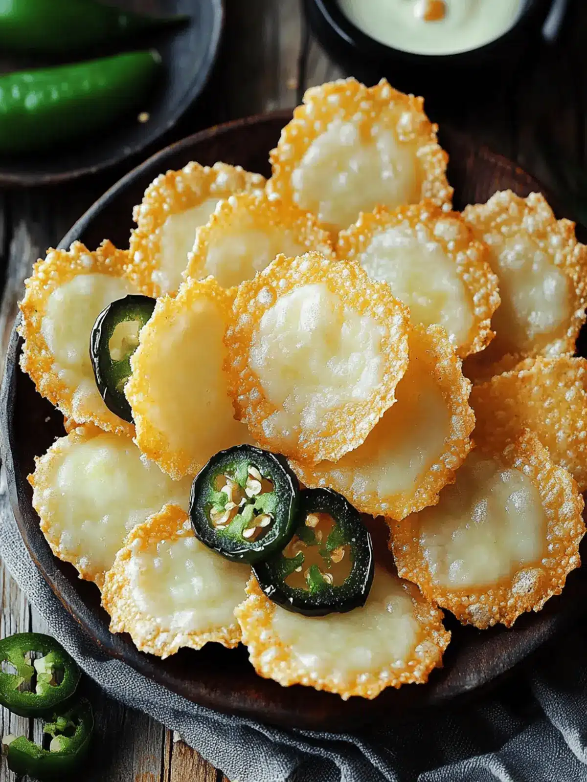 Jalapeño Cheese Crisps: Quick, Bold Flavors in Every Bite 2 Jalapeño Cheese Crisps