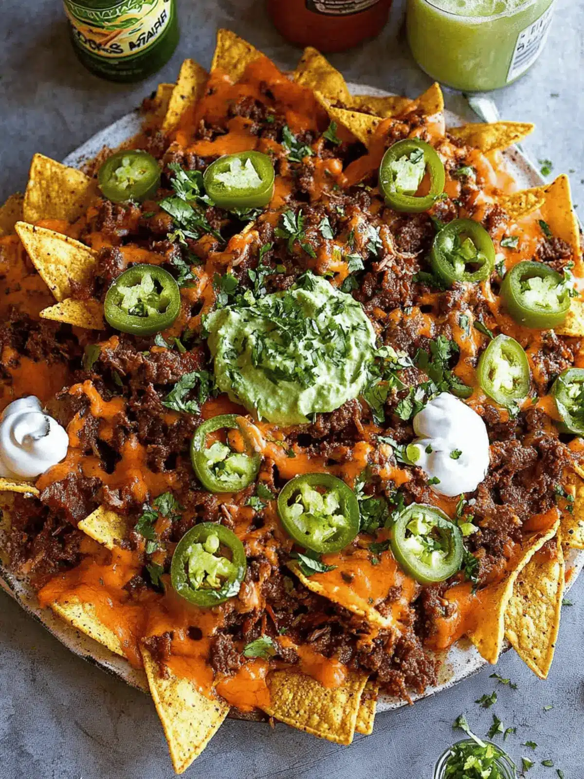 Easy Loaded Doritos Nachos with Beef