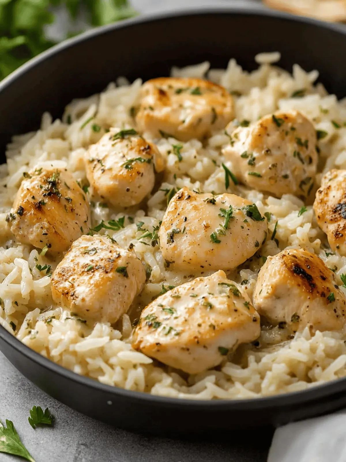 Creamy Herb Chicken & Basmati Rice