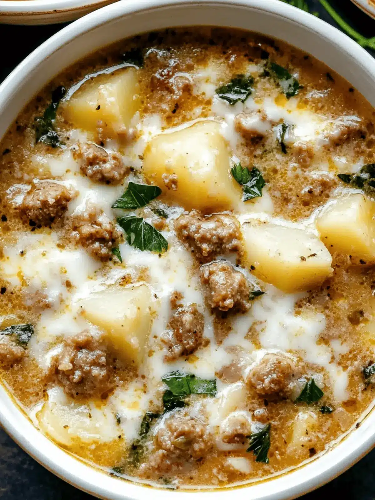 Cozy Italian Sausage and Potato Soup