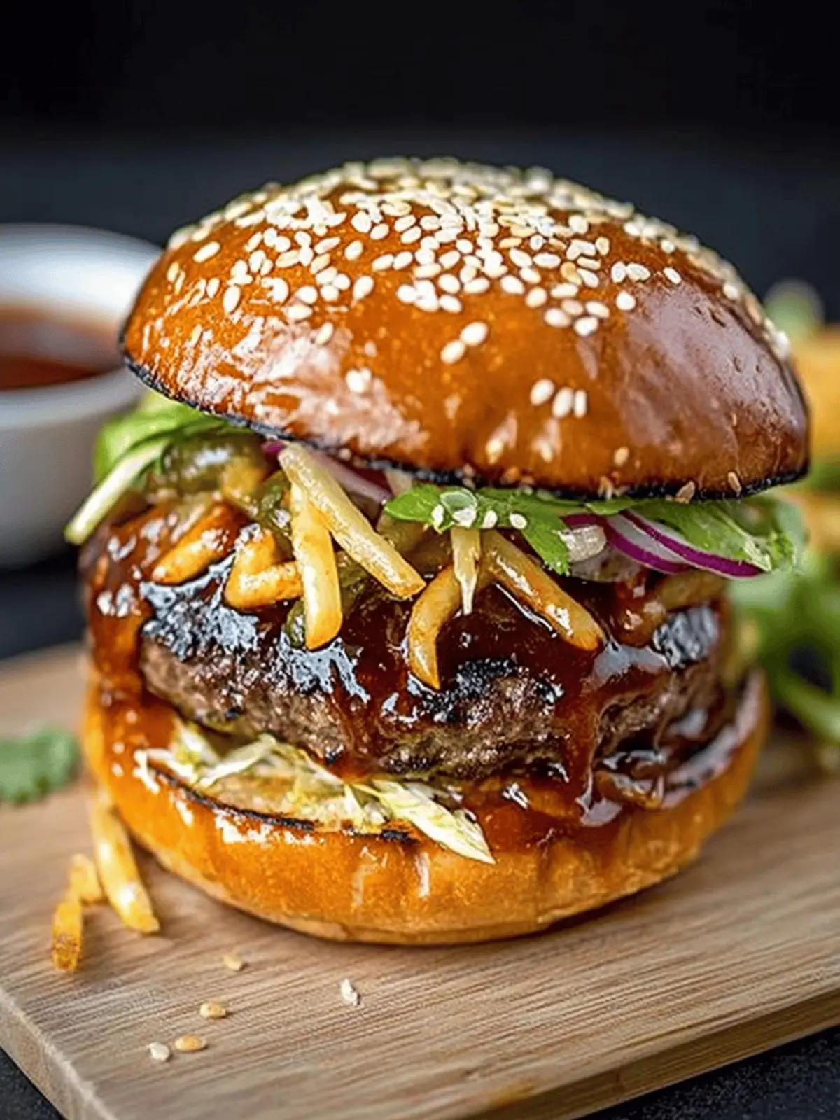 Korean BBQ Burger with Kimchi Slaw for a Flavor Explosion 3 Korean BBQ Burger