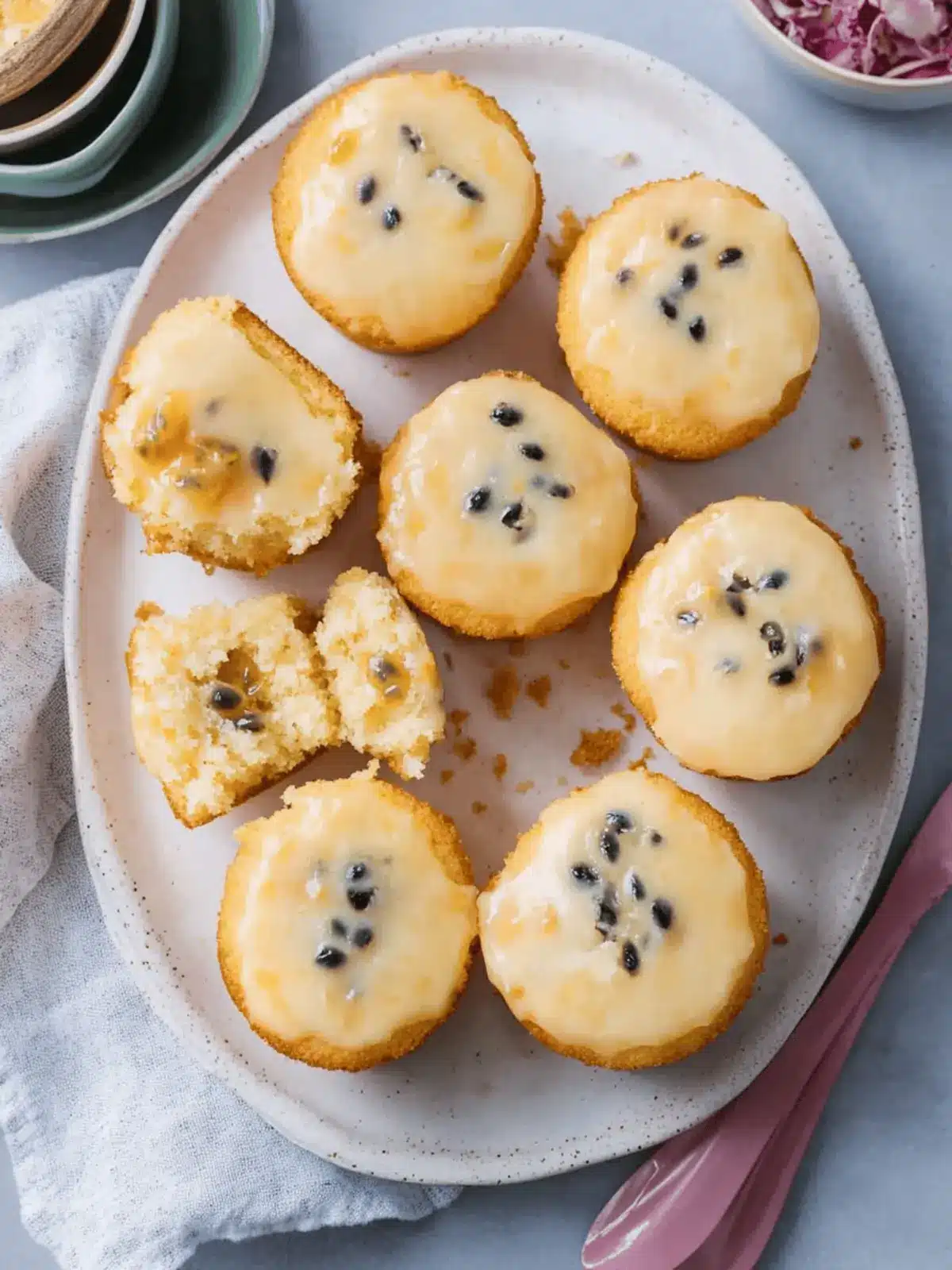 Passionfruit Pound Cake Muffins That Brighten Your Day 3 Passionfruit Pound Cake Muffins